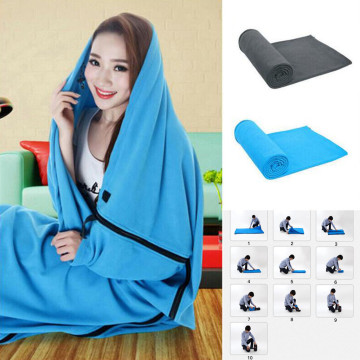 41 X 27cm Portable Fleece Sleeping Bag Outdoor Liner Four Season Adult Camping Indoor Hotel Isolation Dirty Ultra-light Hot Sale