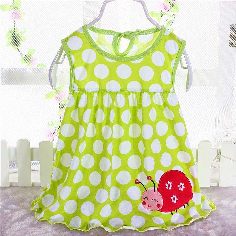 2020 Summer Baby Dress New Girls Fashion Infantile Dresses Cotton Children's Clothes Flower Style Kids Clothing Princess Dress