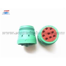 Green Cylindrical OBD Diagnostic Connector