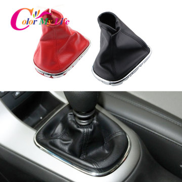 Car Gear Shift Knob Gaiter Boot Cover Leather Dust-proof Covers for Chevrolet Cruze 2008 2009 2010 2011 2012 2013 Accessories