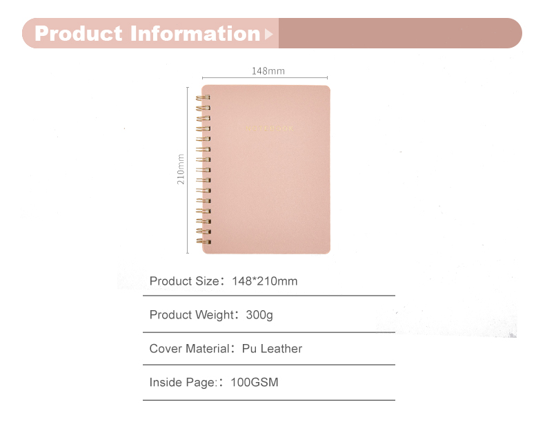 Morandi spiral notebook SKU