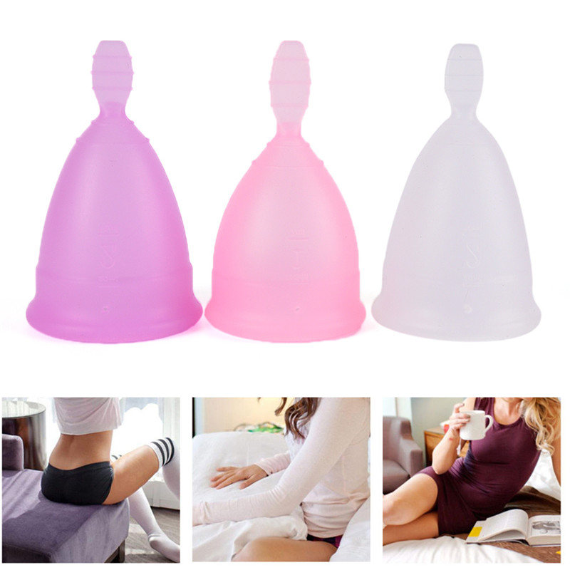Feminine Hygiene Vagin Reusable Menstrual Cup Medical Grade Silicone/lady Period Cup/alternative Tampons Sanitary Pads