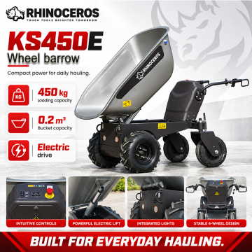 Compact KS450E Electric Mini Dumper Design