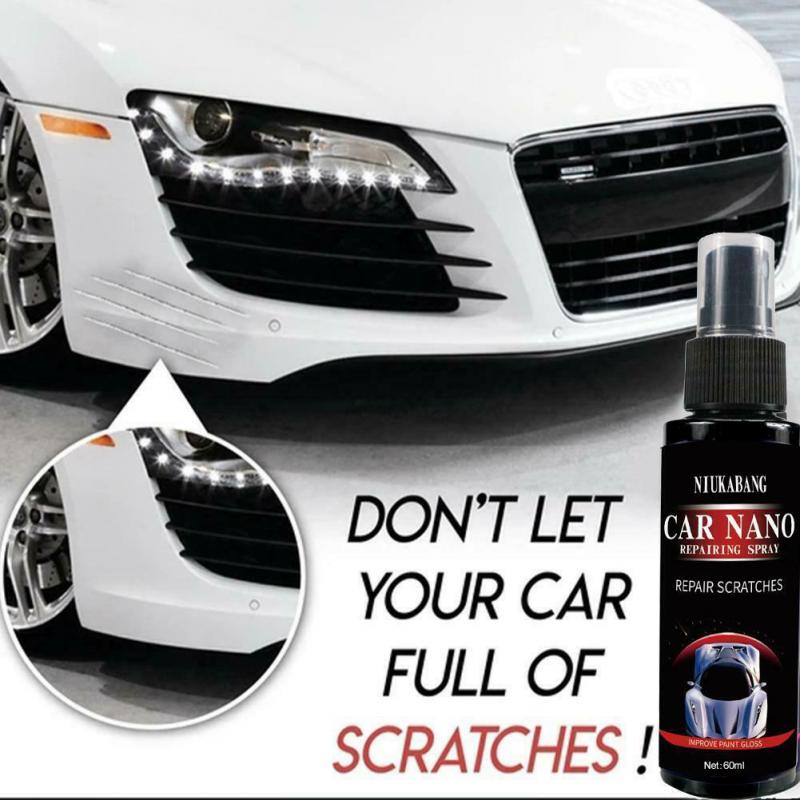 30ml Car Accessories Car Scratch Repair Nano Spray Crystal Coating Car Maintenance Clean Retreading Agent Polish Repair Fluid