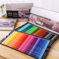 Deli Oil 24/36/48/72 Colors Colored Pencil Wood Graffiti Iron Box Fill Pen Advanced Colored Lead Painting Sketch School Supplies