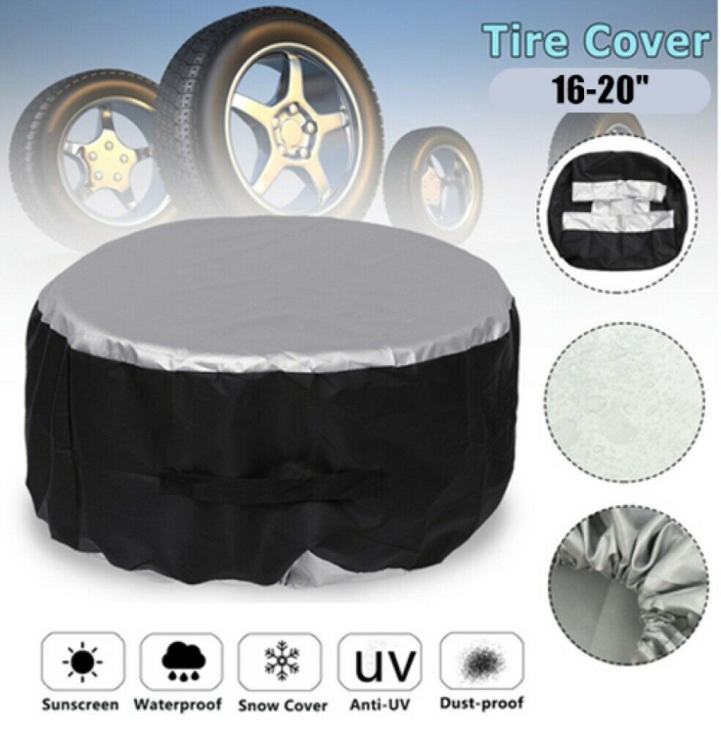 4PCS Tire Wheel Bag Waterproof Sun 4 Season Protection Tire Cover Tote Protector With Handle Elastic Rope For Auto Cars Wheel