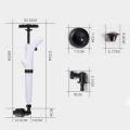 High Pressure Air Drain Blaster Gun Drain Clog Dredge Tools Powerful Toilet Plunger Auger Cleaner For Bathroom Kitchen Sink