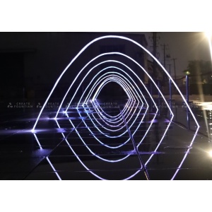 Dry Floor Musical Fountain with Lights