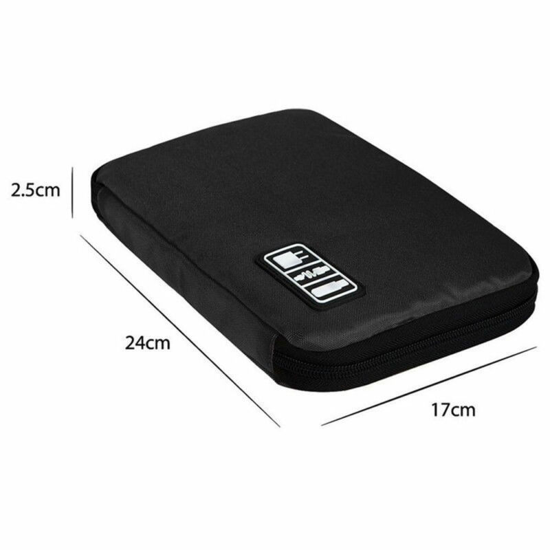 Gadget Organizer USB Flash Drives Case Organizer Bag Digital Storage Pouch Data Earphone Cable Convenient Solid Storage Pouch