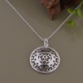 wholesale High quality silver plated Fashion jewelry chains necklace pendant WN-1245