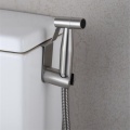 New Stainless Steel Brushed Bidet Faucet Set Handheld Bidet Spray Shower Toilet Douche Kit