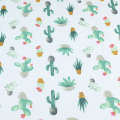 Cactus Dot Printed Twill 100% Cotton Fabric, Patchwork Cloth, DIY Sewing Quilting Material For Baby & Child