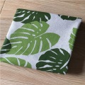 Cotton Linen Green Leaf Printing Fabric Canvas Flax Linen Fabric DIY Handmade Quilting Craft For Home Decoration Tablecover