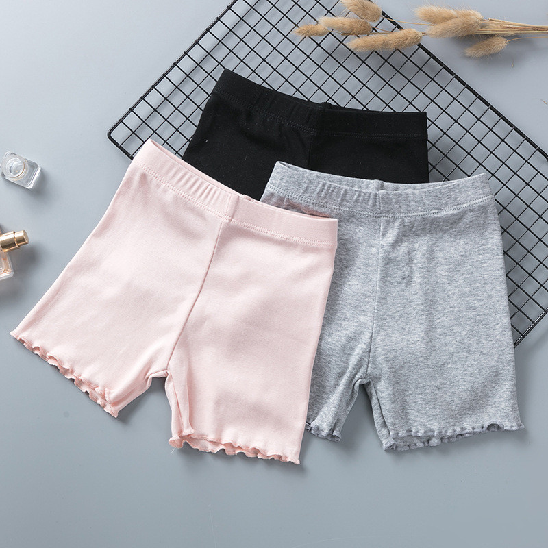 100% Cotton Girls Safety Pants Top Quality Kids Short Pants Underwear Children Summer Cute Shorts Underpants For 3-11 Years Old