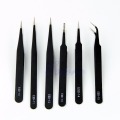 6 Pcs Resists Corrosion Safe Anti-static Tweezers Maintenance Tools ESD10-15 New Dls HOmeful