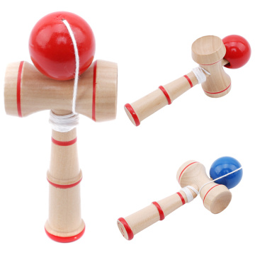 New High Quality Safety Toy Bamboo Kendama Best Wooden Toys Kids Toy stress ball Early education toys for children Skillful Toy