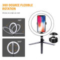 Led Selfie Fill Ring Light 26CM Tripod Stand Photo Photography Lighting Phone Ringlight Lamp For Youtube Live