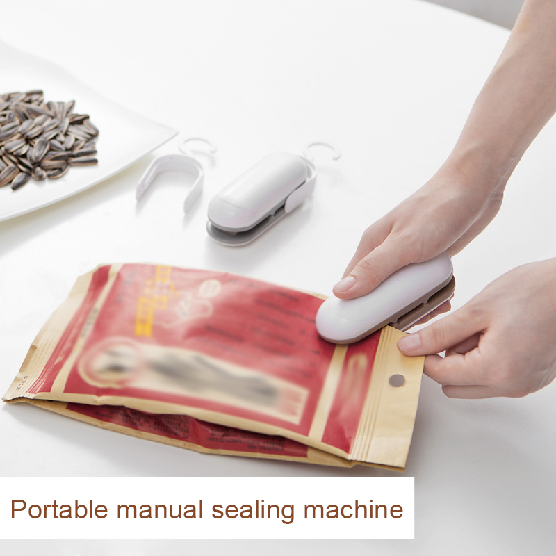 SealerDc Kitchen Storage Organization Bag Clips DIY Mini Food Heat Sealing Machine Plastic Portable Impulse Packing Bag