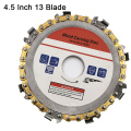 4.5 Inch 13 blade