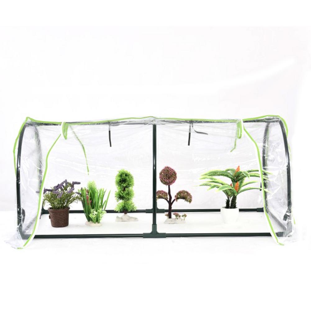 Mini Transparent Cover Multi-meat Shed Greenhouse Flower Stand Flower House Insulation Shed Rain Awning PVC Garden Warm Room