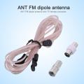 FM Dipole Antenna Radio Home Indoor FM Receiver Aerial with TV Female Connector Home Indoor FM Receiver