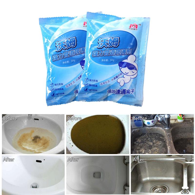 Kitchen Sewer Toilet Drain Cleaners Bathroom Strainer Clogging Strong Cleaning Agent Drain Cleaners New Pipeline Dredge Agent