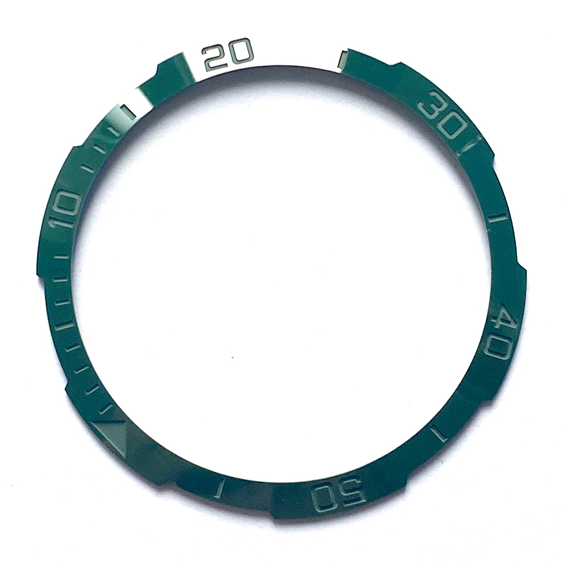 Irregular ceramic watch bezel insert