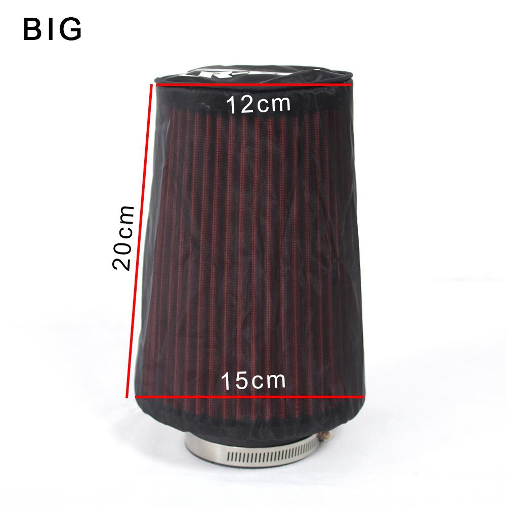 Universal Air Filter Protective Cover Dustproof Oil-proof Protective Cover for High-flow Air Inlet Filters Car Accessories