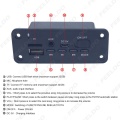 FEELDO Car MP3 WMA Decoder Board Audio Module 2 x 3W Amplifier Radio FM Receiver USB TF Port Bluetooth MP3 Player DC5V