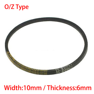Z/O 787 800 813 10mm Width 6mm Thickness Rubber Groove Cogged Machinery Drive Transmission Band Wedge Rope Vee V Timing Belt