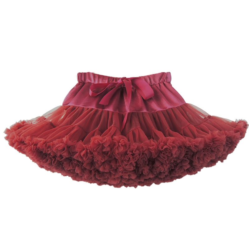 Baby Tutu Skirt Fluffy Children Ballet Kids Pettiskirt Girls Party Dance Skirts XXFE