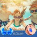 Swim Ear Plugs Adults with Storage Case Silicone Waterproof Earplugs for Swimming Diving Showering Surfing Bathing Water Sports