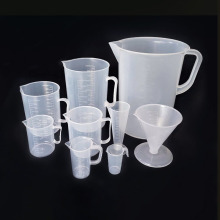 Clear Plastic Graduated Measuring Cup For Baking Beaker Liquid Measure Cup Container