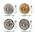 MEROCA 8 9 10 11 12 Speed MTB Bicycle Freewheel Pure Steel 32 36 40 42 46 50 52T Cassette Flywheel Mountain Bike