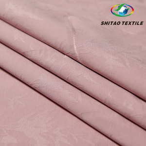 Woven Integrated Jacquard Down Channel Shell Fabric
