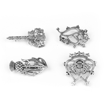 MQCHUN Scotland Thistle Sword Brooches Pins With Fashion Lion Brooch Outlander Jewelry For Men Women Accessories Cosplay Jewelry