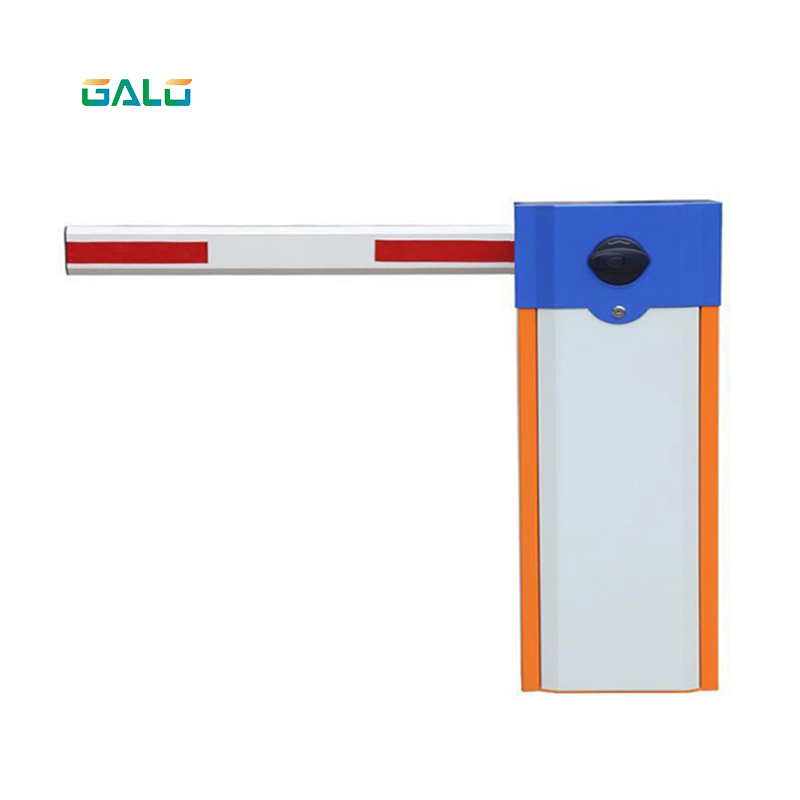 Automatic parking barrier gate with Yellow-blue body color, Highway traffic Barrier gate opener 4m boom Optional