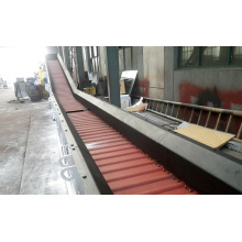 Industrial slat chain conveyor