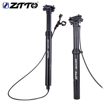 ZTTO 30.9 31.6 MTB Dropper Seatpost Adjustable seat post Internal Routing External Cable CNC Remote Lever 100mm Travel seat post