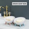 1PC Cute Hemispherical Sponge Drain Soap Holder Portable Soap Dishes Soap Storage Drying Rack Bathroom Soap Dish Toilet Rack