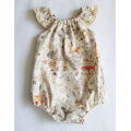 Newborn Cute Floral Baby Rompers Ruffles Jumpsuit Baby Little Girls Sunsuit Outfits Children Clothes 0-36M