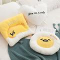 Gadetama Plush Pillow Cushion Gift Soft Stuffed Backrest Toys Funny Simulated egg Shape For Children Home Decor Girl gift