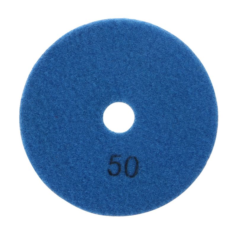 7pcs/Lot Grinding Discs 4" Wet Diamond Polishing Pad for Glass Granite Marble Stone Grinding Wheel Flexible Sandpaper