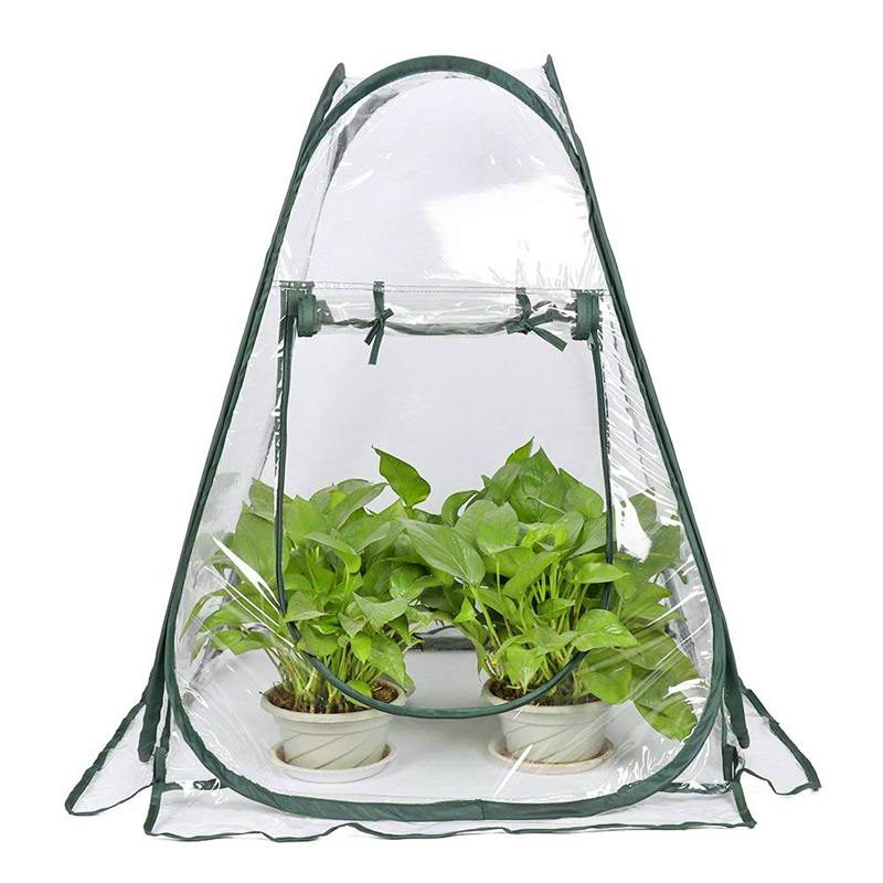 Garden Greenhouse Portable Folding Mini Transparent Greenhouses PVC Warm Room high-quality PVC Warm Garden set