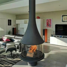 Roof Mounted ceiling hang bioethanol Fireplace