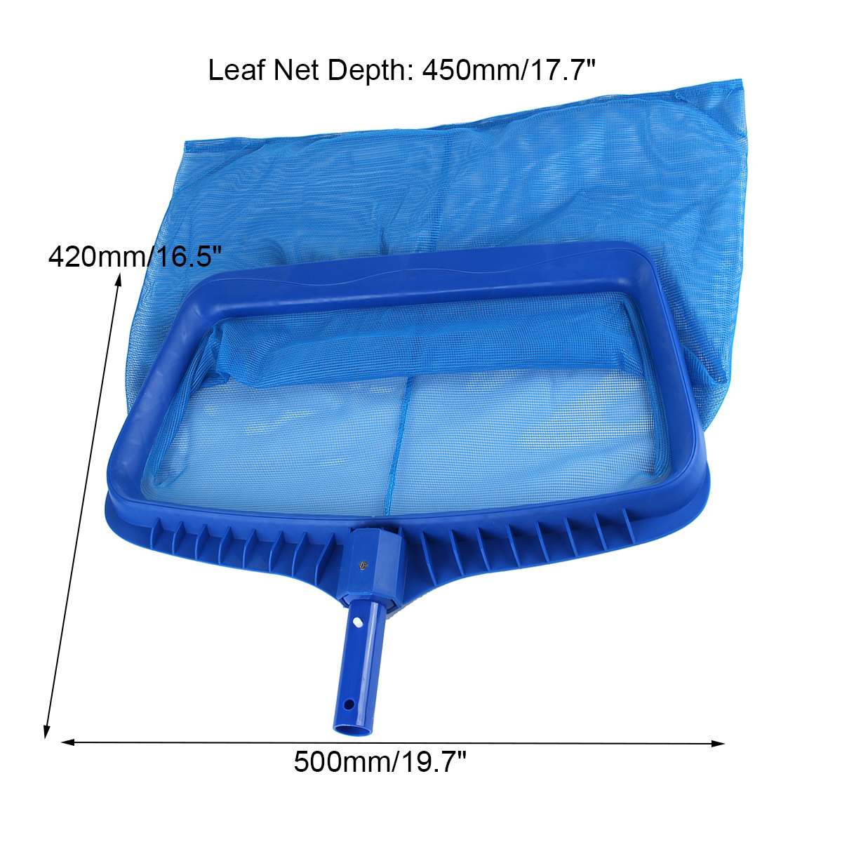 New Swimming Pools Skimmer Net Rubbish Cleaning Rake Leaf Mesh Deep Bag Net Mesh Deep Bag Net Salvage Swimming Pool Accessories