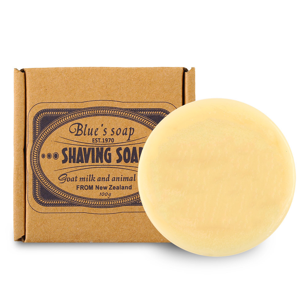 100g Goat Milk Men Bead Shaving Soap Cream Foaming Lather For Razor Barber Salon Tool