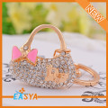 Hot Sale Fashion Colorful Gold ​Metal Handbag Charm Keychain Keyrings