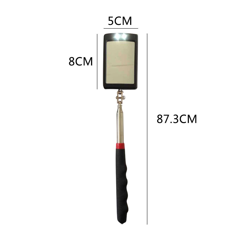 Car Repair Tools Automotive Telescopic Detection Lens Inspection Repair Telescopic Inspection Mirror Adjustable With Led Light