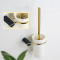 Bathroom Hardware Set Gold and Black Towel Rack Paper Holder Towel Hanger Corner Shelf Toilet Brush holder Bathroom Accessories